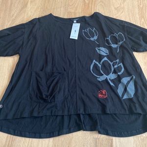 Yasuko womens 3/4 sleeve M NWT